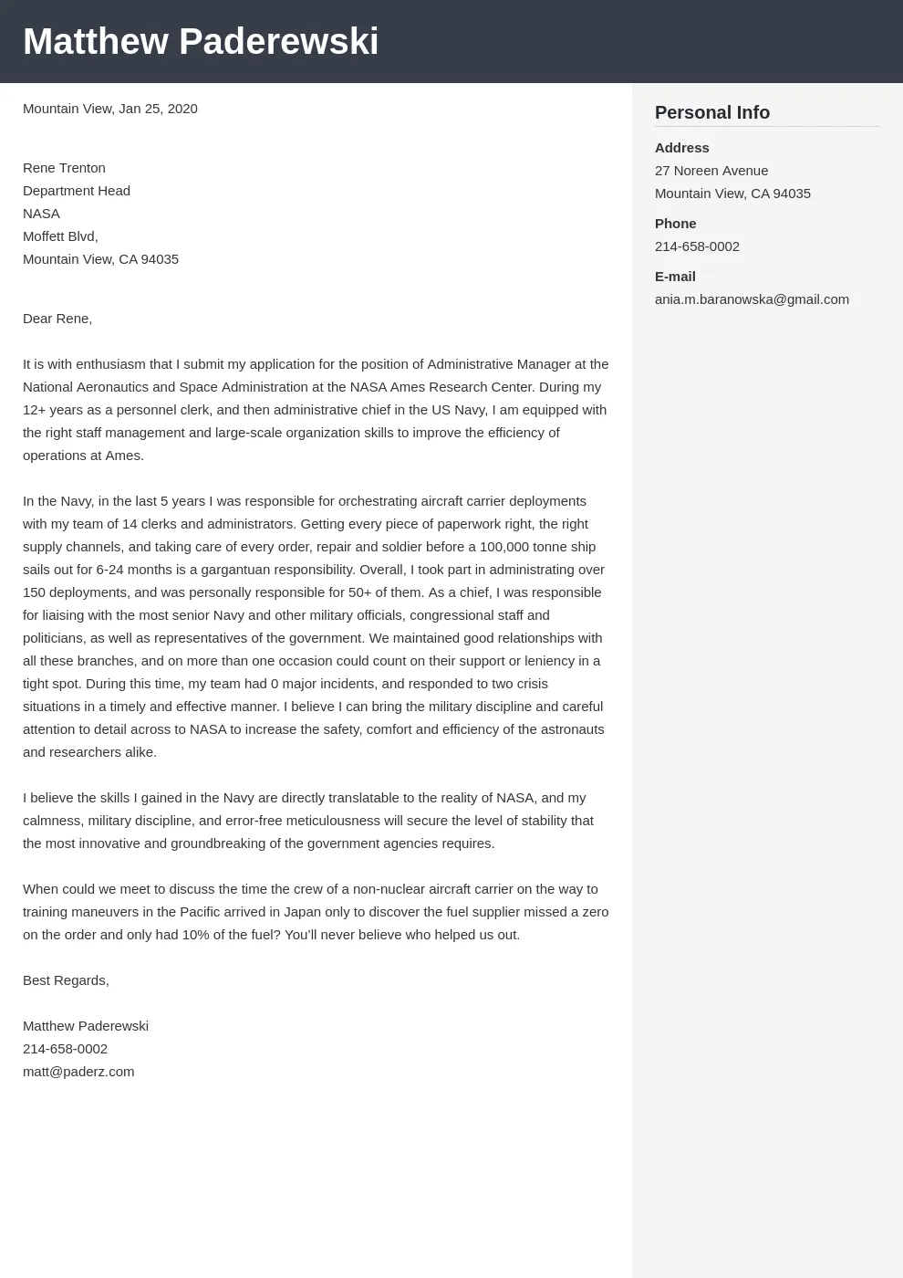 42246 cover letter agent 5