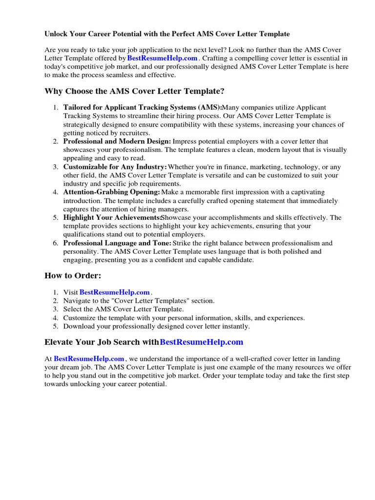 42247 ams cover letter header