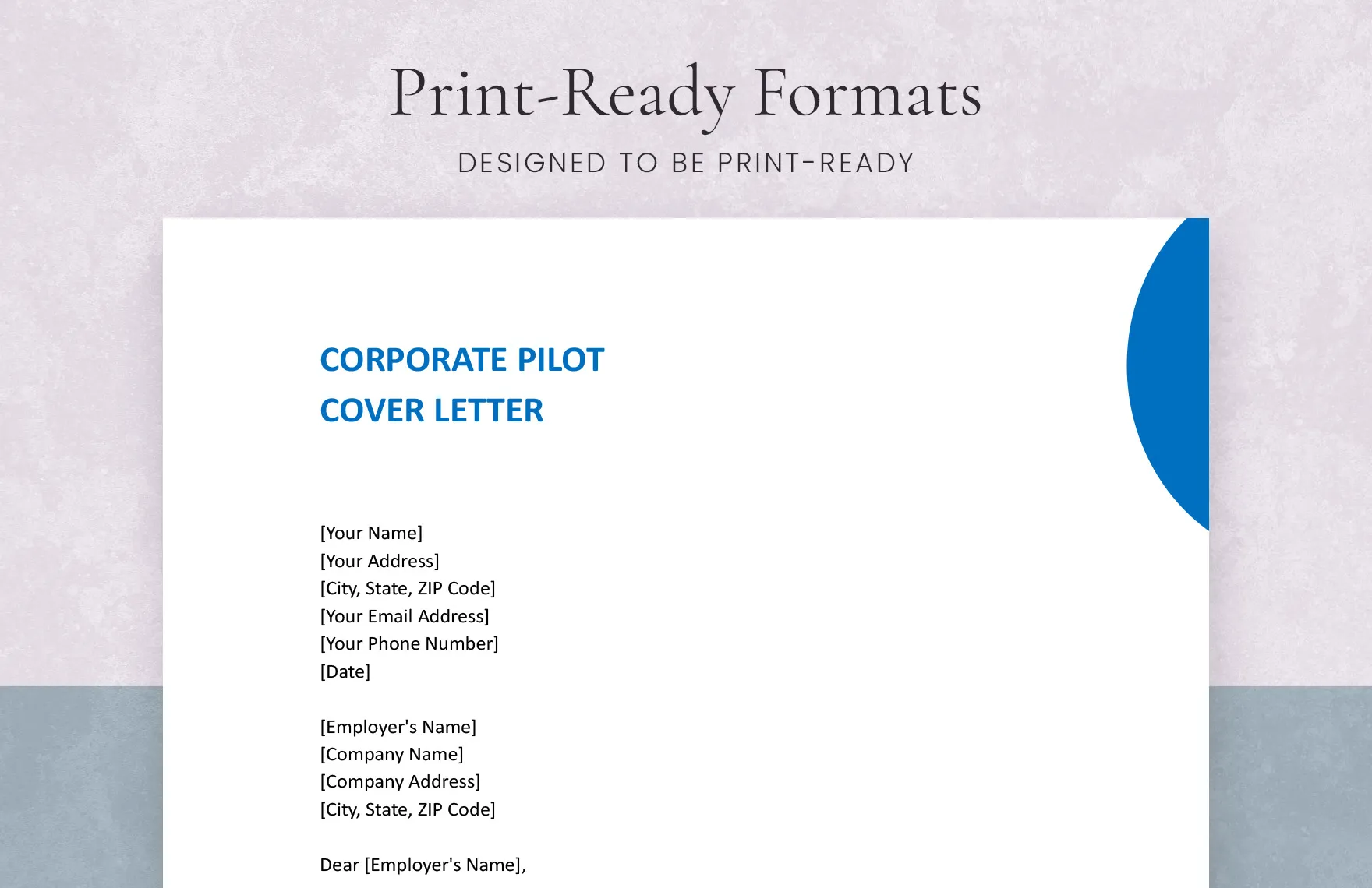 42258 pilot cover letter mistakes